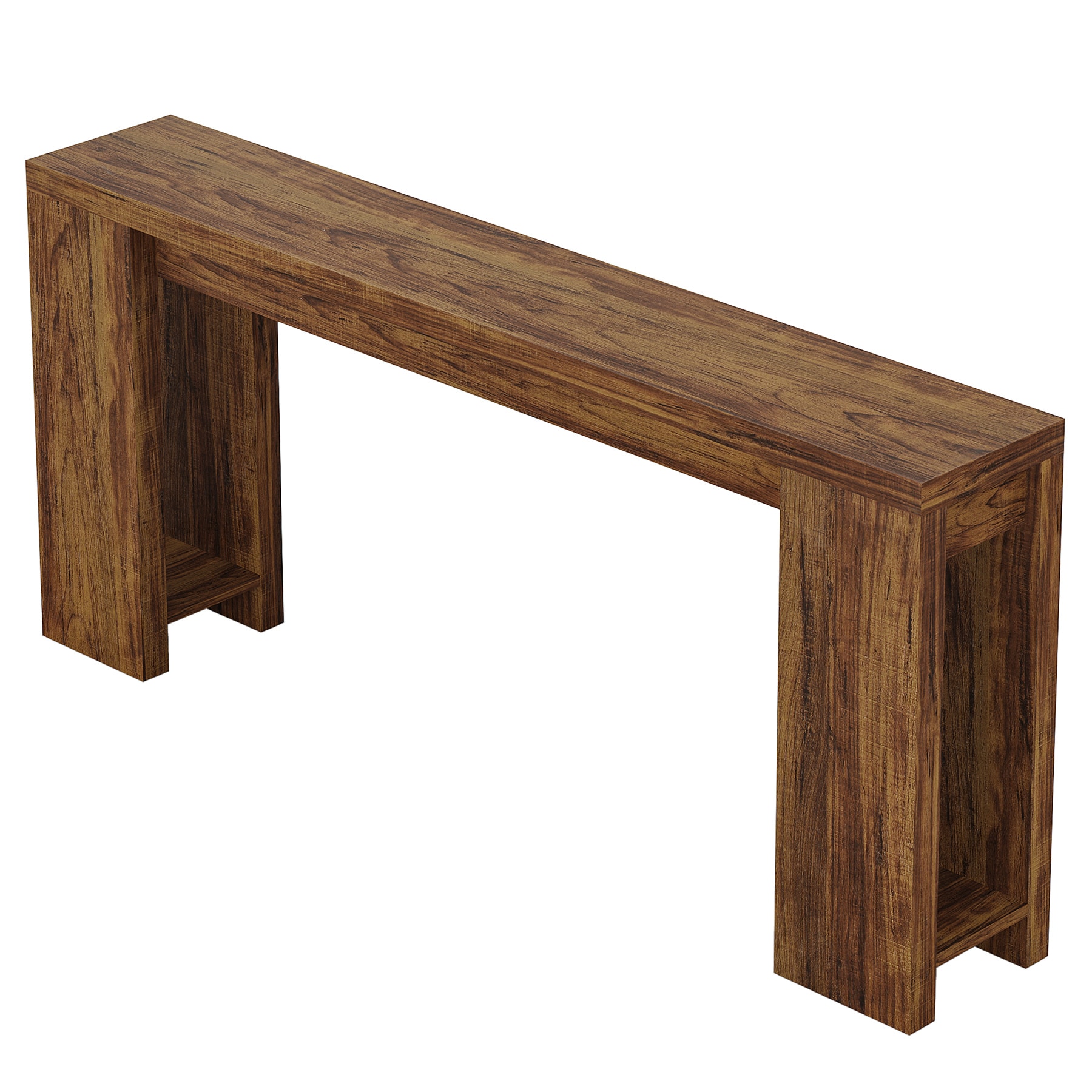 Wood Console Table, Farmhouse Sofa Table Entryway Table_voghion.com
